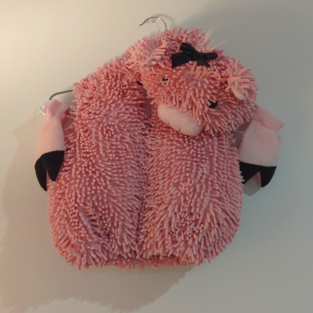 Baby Piggy Costume Vest, Hood and Shoe Covers